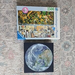 Ravensburger 1500 Piece Puzzle with Earth and Cityscape